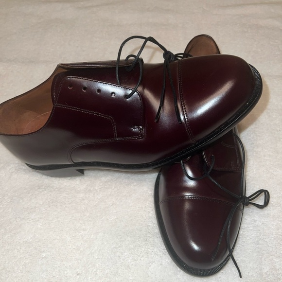 New! Bostonian Men\'s Shoe Akron 20398 Burgundy Leather Oxford Dress Shoe Sz 9.5